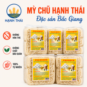 Mỳ Chũ Hạnh Thái Đặc Biệt 1kg — Đặc sản Bắc Giang OCOP 3 Sao
