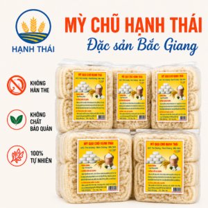 Mỳ Chũ Hạnh Thái Đặc Biệt 1kg — Đặc sản Bắc Giang OCOP 3 Sao